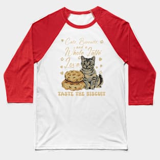 Bismeow - Taste The Biscuit Baseball T-Shirt